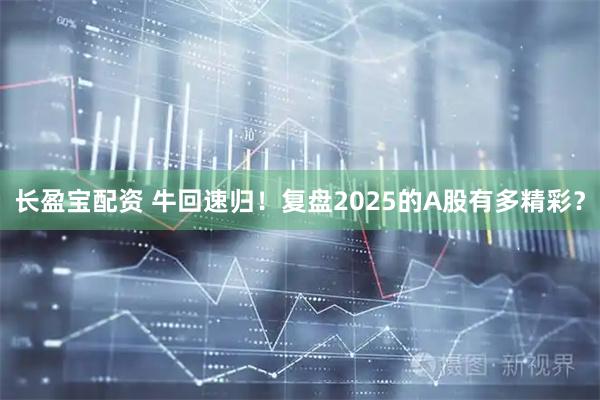 长盈宝配资 牛回速归！复盘2025的A股有多精彩？