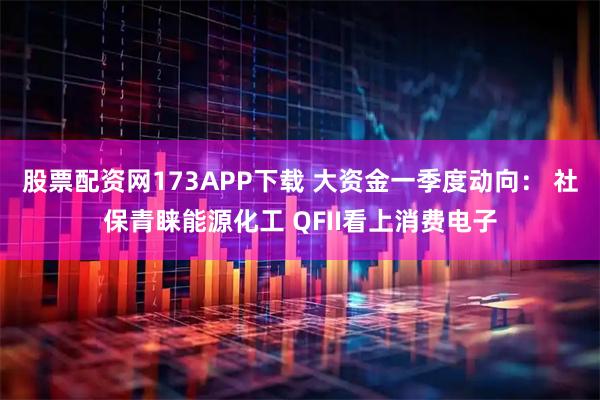 股票配资网173APP下载 大资金一季度动向： 社保青睐能源化工 QFII看上消费电子